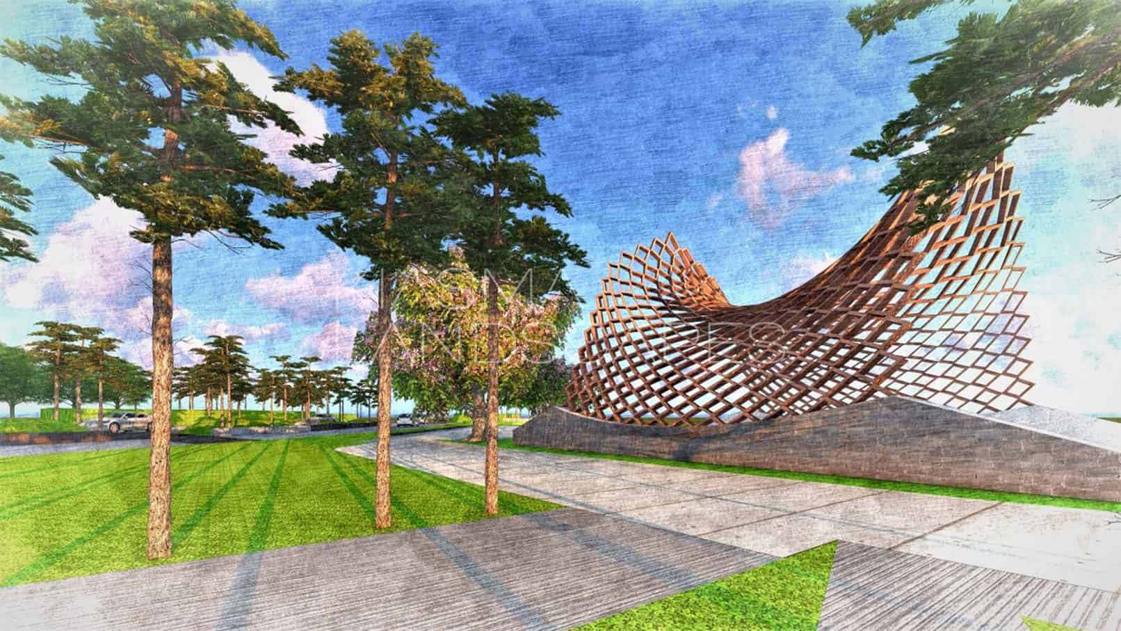 Landscape and Sculpture Design for Elements
